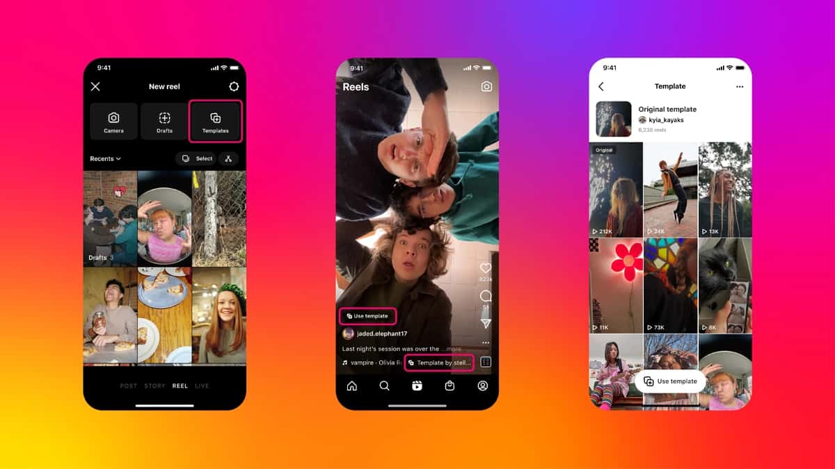 Instagram Introduces 'Template Browser' in Reels: Streamlining Creation Process 1